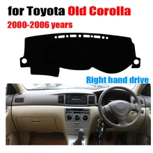 RKAC покрытие приборной панели автомобиля коврик для Тойота старый Королла 2000-2006 год правым dashmatt pad dash коврики аксессуары