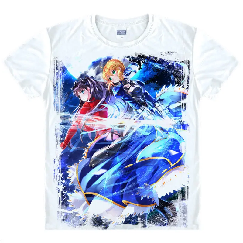 Fate-stay-night-T-Shirt-saber-Archer-Shirt-t-shirts-Anime-Clothing-cute ...