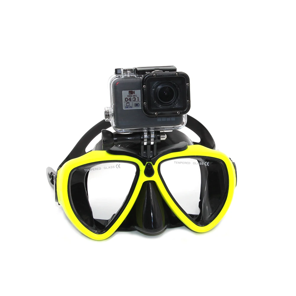 TELESIN Scuba Diving Mask Swimming Googgles Mount Adapter for GoPro