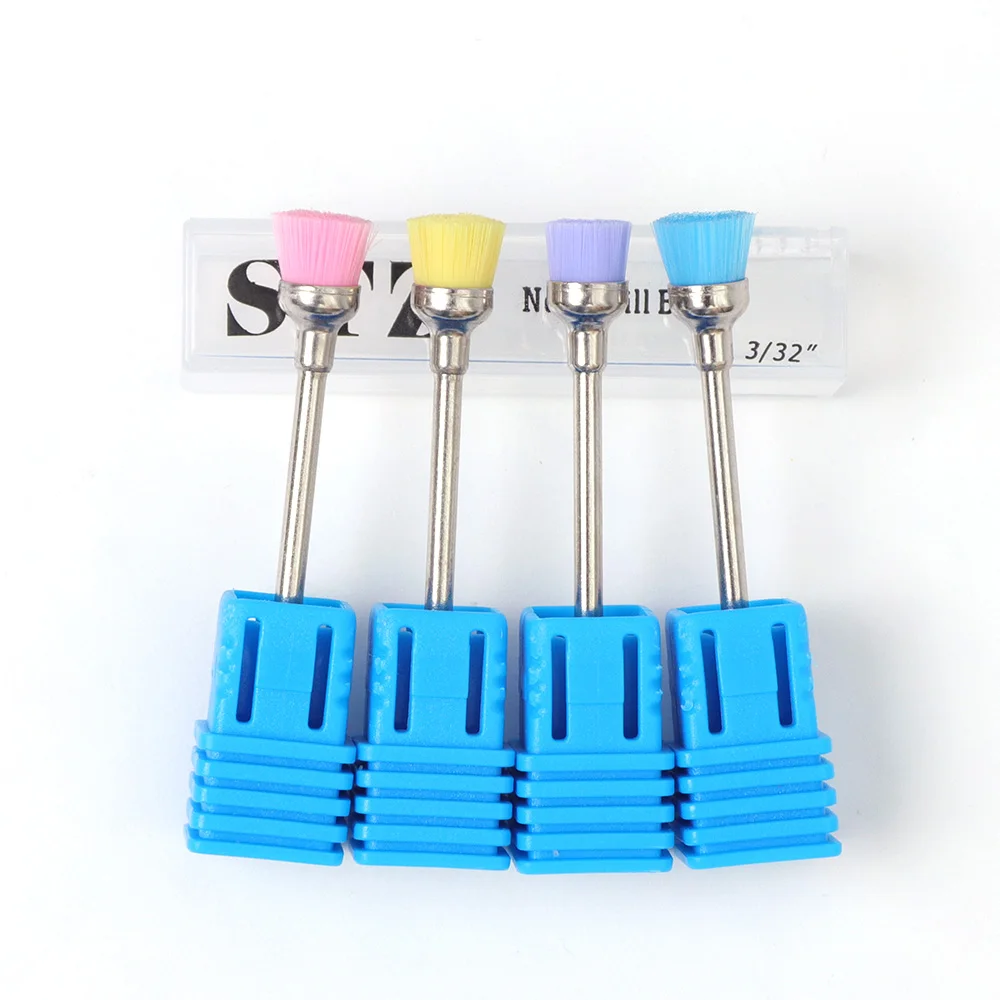 

1pc Nail Drill Bits Plastic Nail Art Cleaning Brush Remove Dust Nail Manicure Tools Nails Cleaner Polishing Accessories JINJ102
