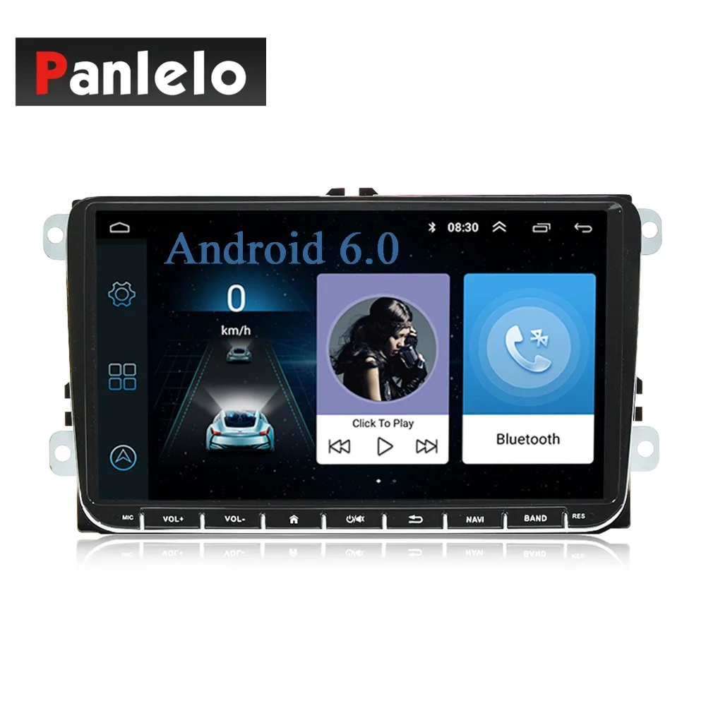 Sale For VW Android Car Stereo Panlelo S5 2 Din GPS Navigation Head Unit Auto Radio AM/FM Music Video Multimedia Player For Polo Golf 0