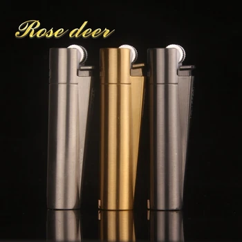 

Classic Clipper iWire Drawing Metal Lighter Grinding Wheel Smoking Lighters Men Fire Cigarette Lighter Gift Box-1007