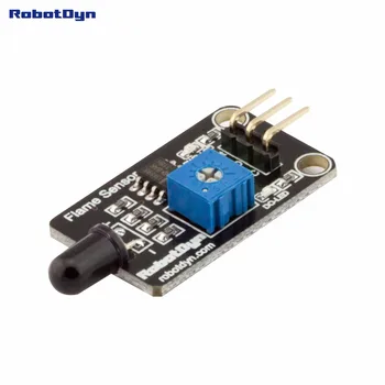 

Flame/ Fire Sensor with analog output, compatible for Arduino, STM32, RAspberry PI projects