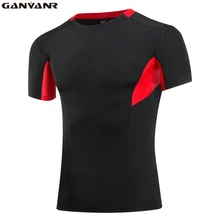 GANYANR Brand Dry Fit Men Running T Shirts Compression T Shirt Short Sleeve Man Bodybuilding Undershirt Fitness Sport Quick Dry GANYANR Brand Dry Fit Men Running T Shirts Compression T Shirt Short Sleeve Man Bodybuilding Undershirt Fitness Sport Quick Dry