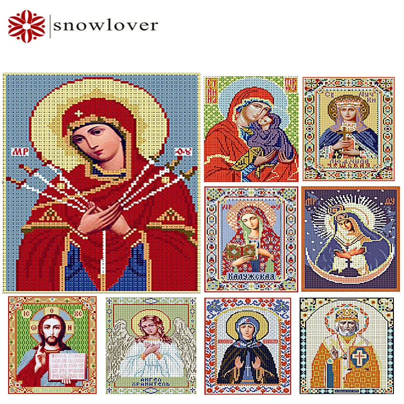 Snowlover бисер Рукоделие сделай сам вышивка крестиком точная печать картины