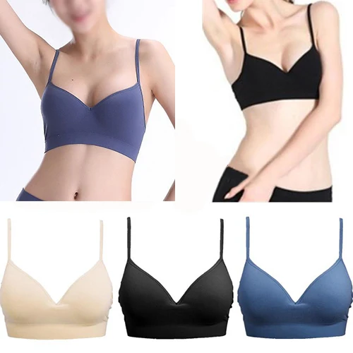 Sport Bras Breathable Quick Dry Cotton Sexy Sports Athletic Yoga Crop Bra Top Wire Free Women's Seamless Bra