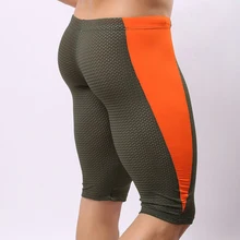 Мужские брюки до колена, для фитнеса, с низкой талией, дышащие, из кусков, для мужчин, для коррекции фигуры, нижнее белье для тела, hommemen