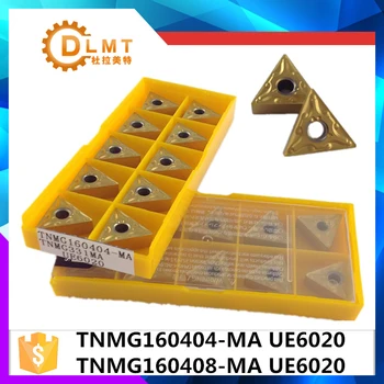 

20pcs TNMG160404 MA UE6020 TNMG160408 MA UE6020 External Turning Tools Carbide inserts Cutting Tool CNC Tools Lathe cutter tools