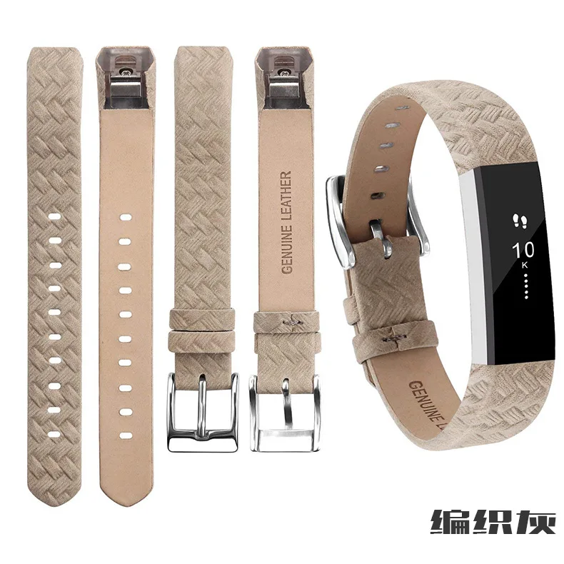 10 цветов ремешок из натуральной кожи для Fitbit Alta /Alta HR часов высокого качества