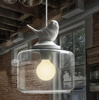 

Nordic Creative Pendant Lamp Glass Pendant Lights Corridor Bedroom Pendant Lighting Contains Led Bulb Free Shipping