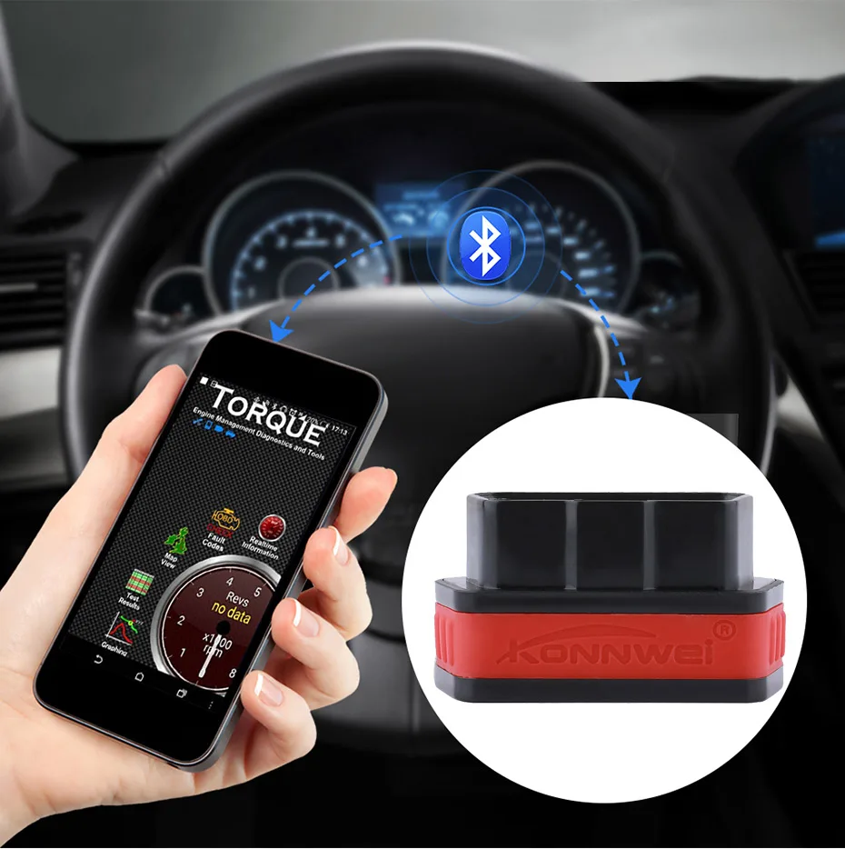 Konnwei obd2 bluetooth инструкция