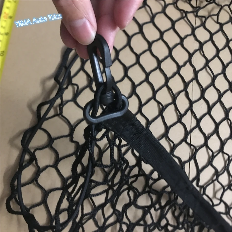 

Lapetus Car Styling Rear Trunk Luggage Storage Net String Bag Mesh Net Cover Trim Black For Mitsubishi Eclipse Cross 2018 2019