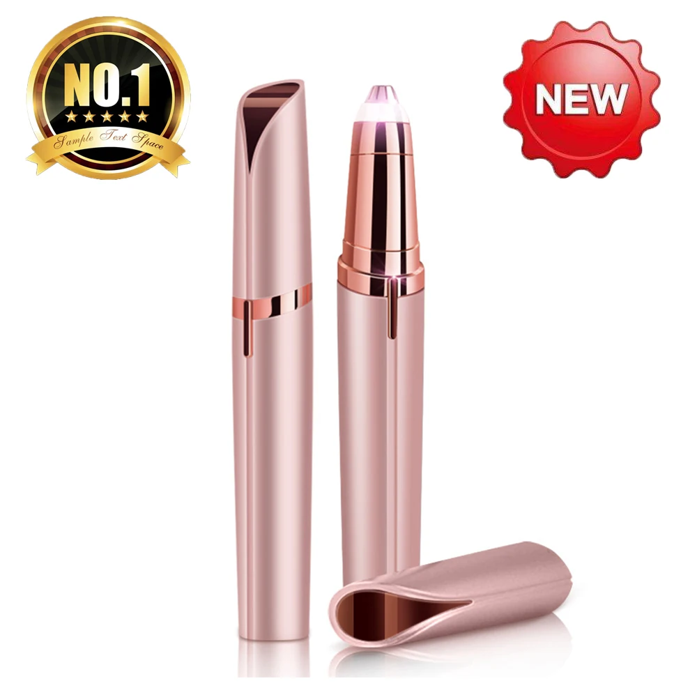 

High Quality Electric Face Brows Hair Remover Epilator Lipstick Shape Mini Eyebrow Shaver Instant Painless Portable Epilator
