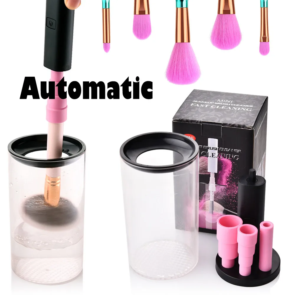 2018 New Fashion Electric Automatic Makeup Brush Cleaner Dryer Make Up