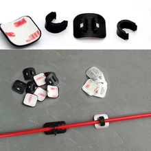 

MUQZI Bike Shift Brake Line Cable Tube Fixed Clamp Frame Oil Tube Buckle Guide Cable C Type Fixed Snap Clips MTB Road Bicycle