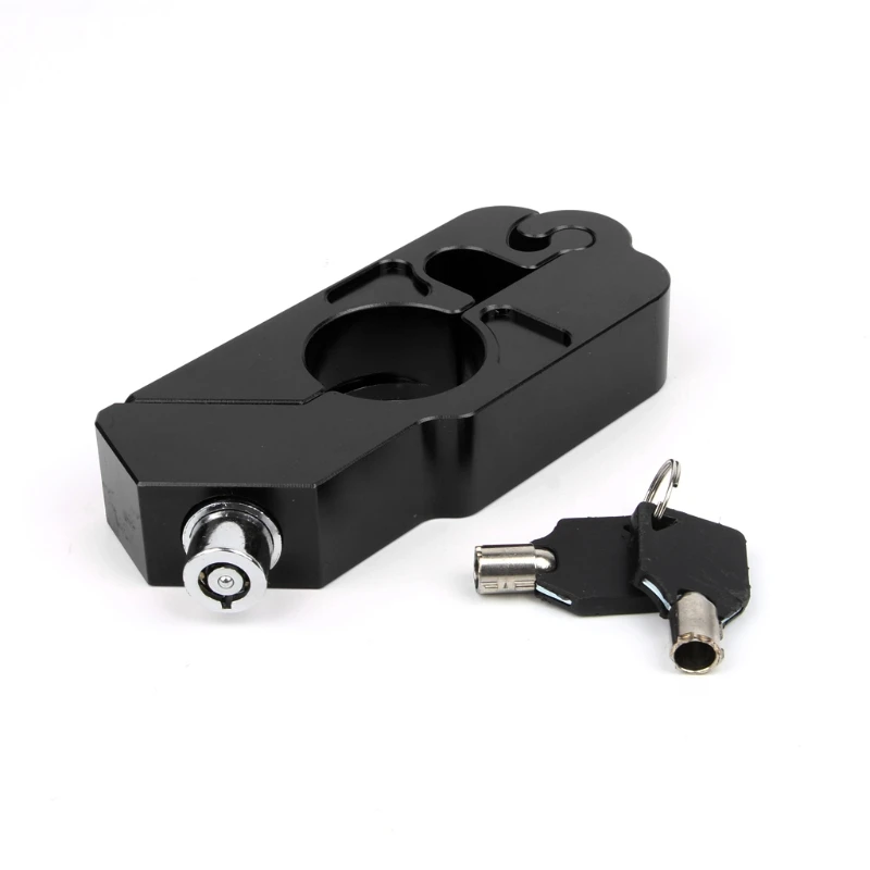 High Quality Motorcycle Handlebar Lock Scooter ATV Brake Security Safety Theft Protection For Honda Kawasaki Yamaha