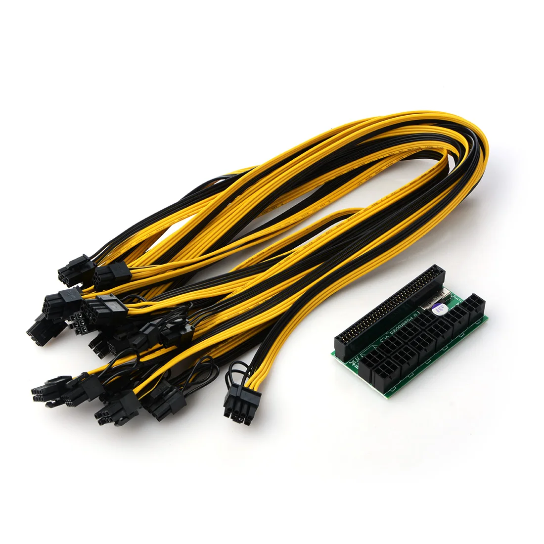 

DPS-1200FB A Power Supply Breakout Adapter Board+10 8P Cable for Ethereum Mining