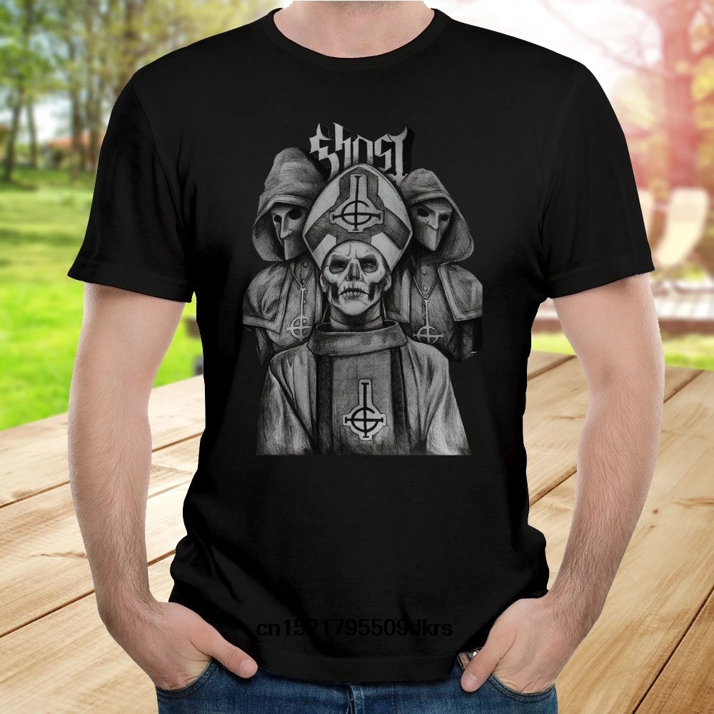 Men T shirt Ghost Bc Without Makeup Sketch Poster s funny t-shirt novelty tshirt women | Мужская одежда