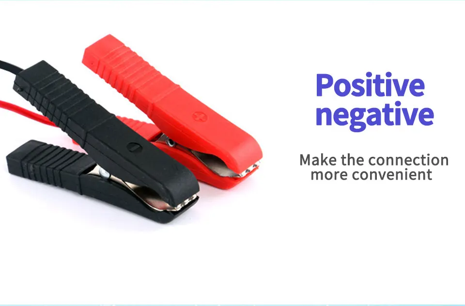 Adapter Socket Car Cigarette Battery Power Plug 12V alligator clip car with air pump power converter DC Voltage meter (4)