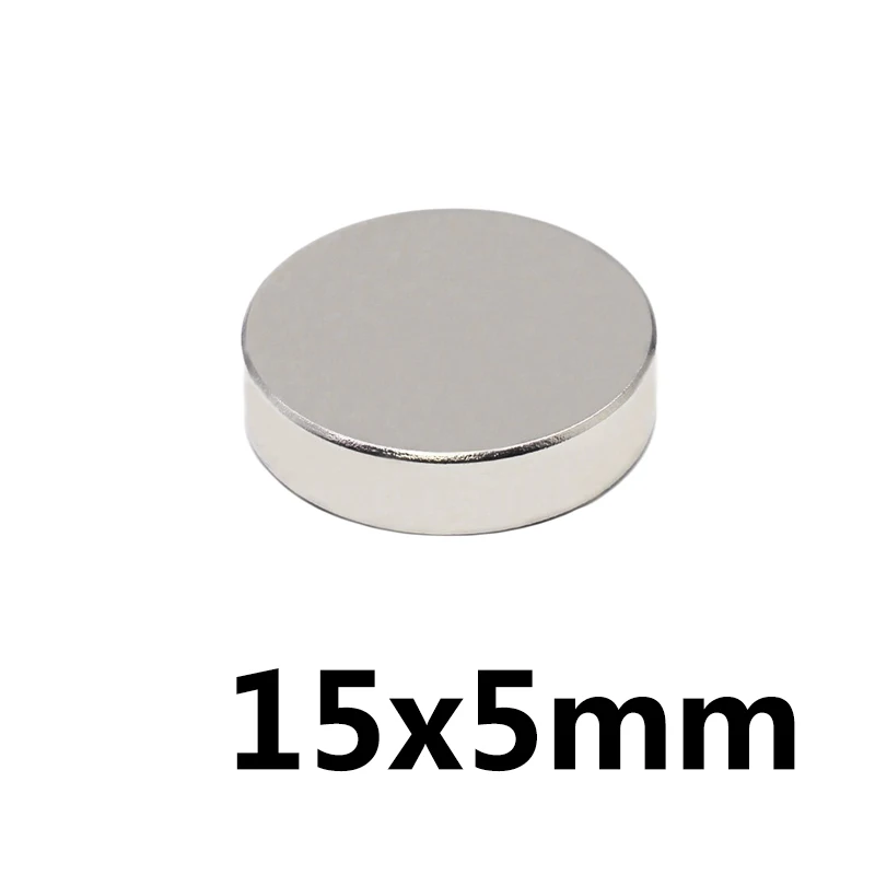 

8Pcs Neodymium Magnet Disc 15x5mm Permanent N35 Mini Small Round Super Powerful Strong Magnetic Magnets For Craft 15 x 5 mm