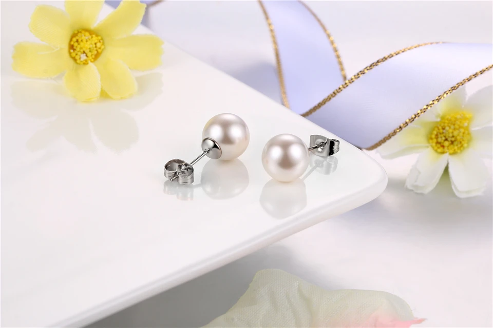e PISSENLIT Hot Women Jewelry Statement Charming Gold Pearl Earrings pendientes mujer moda 2019 Korean Fashion Silver Stud Earring