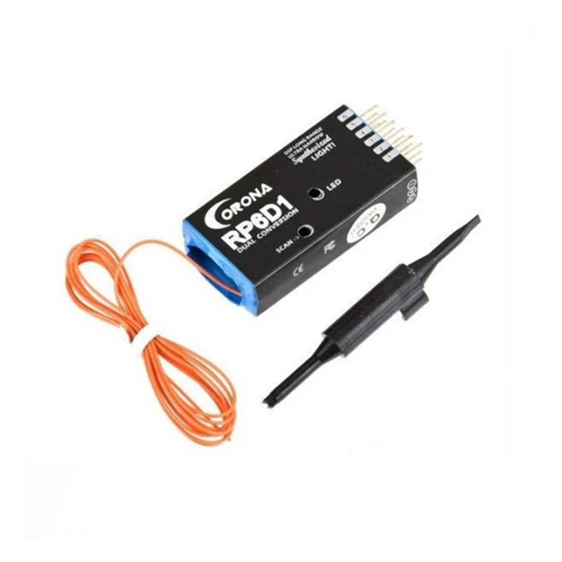 

CORONA RP6D1 40MHz 35MHz 72MHz dual conversion Receiver 6CH 6 channels FPV Receiver