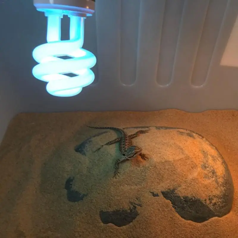 Спиральные рептилии ящерица черепаха УФ UVB Светильник лампы с подогревом AC 220-240 В добавка кальция для черепахи-амфибий