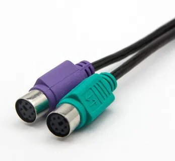 USB к PS2 кабель адаптер с чипом для мыши/клавиатуры/сканера Plug and Play 15 см|usb to ps2|usb ps2