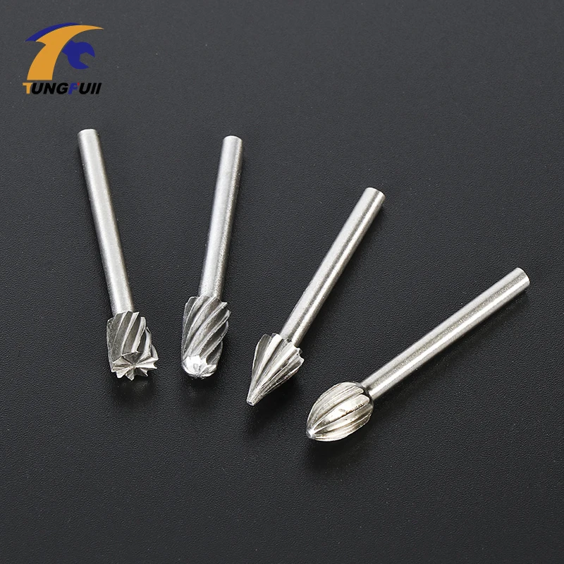 Tungfull HSS роторная фреза Маршрутизатор 10 шт. Мини дрель роторный инструмент