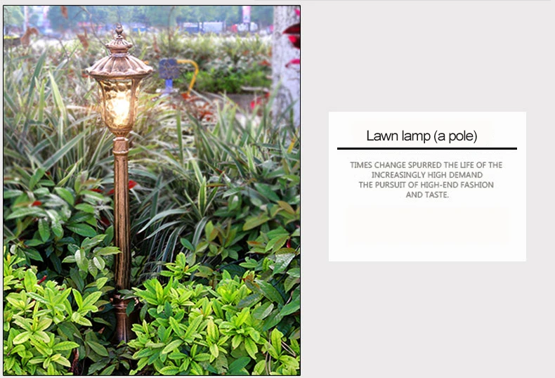 MLZAOSN классический садовый светильник, настенный светильник, водонепроницаемый Стройный светильник s, уличный светильник s, пейзаж, наружная колонна, лампа с высоким полюсом