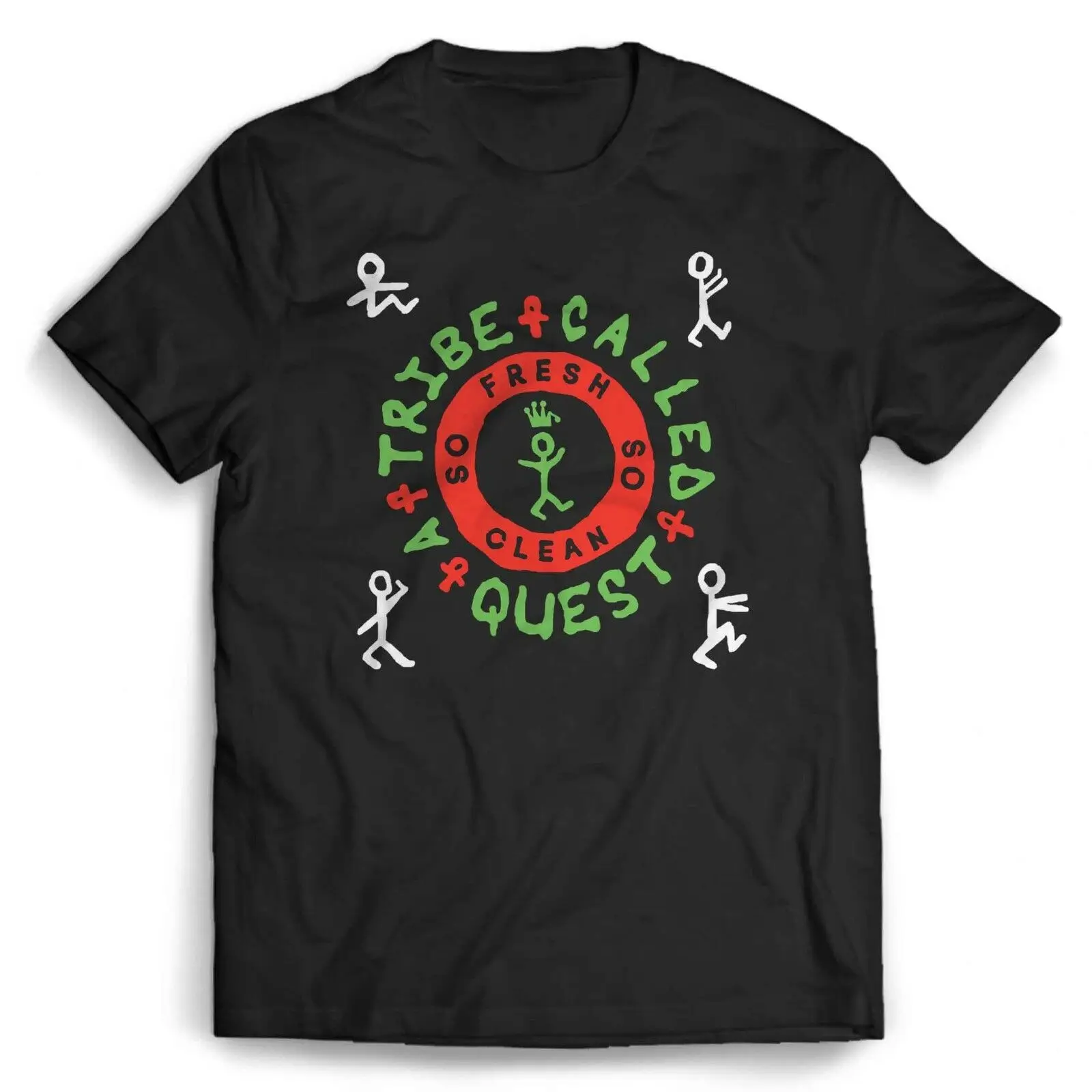 Креативный дизайн Atcq племя под названием Quest Мужская футболка из чистого хлопка с