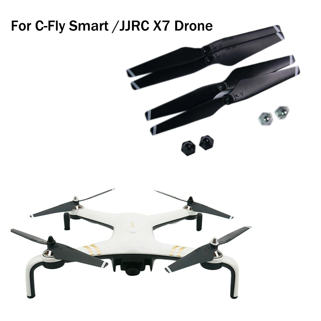 

MUQGEW For C-FLY Smart/ JJRIC X7 RC Quadcopter Drone Spare Parts Propeller Blades High Quality RC Parts Drone Accessories
