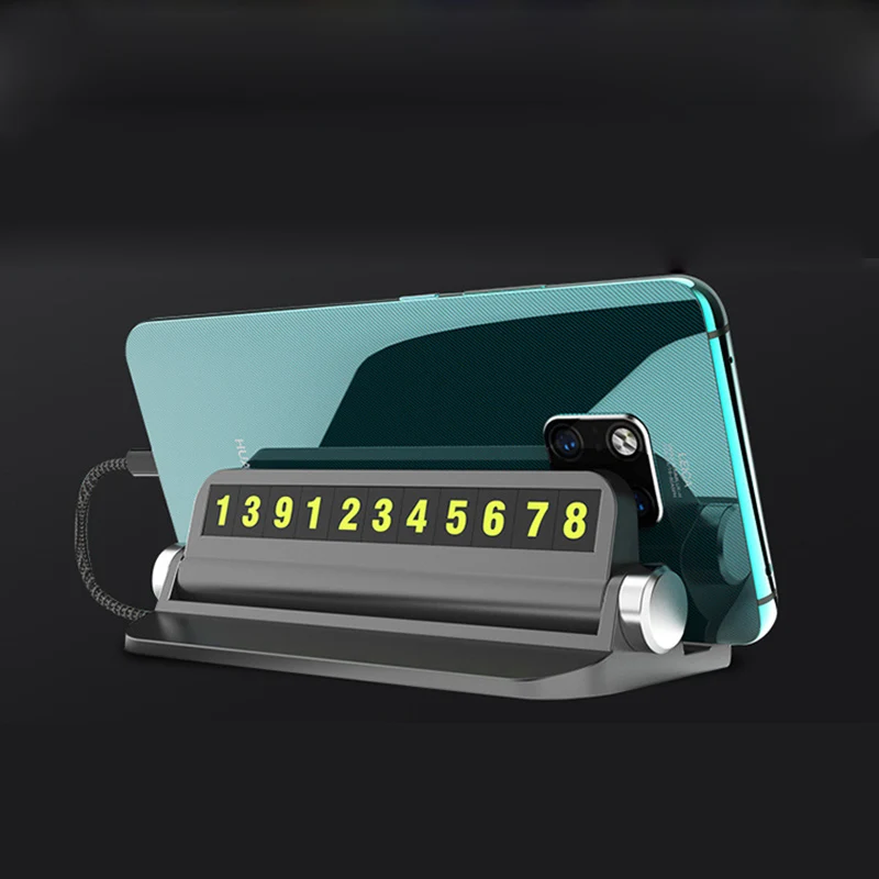 

Car Styling Temporary Parking Card Phone Number Card Plate Car Phone Holder Car Parking Card Stop For Auto Products Accessories