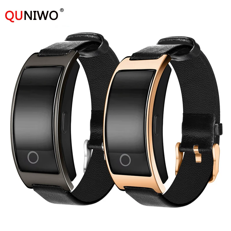 

QUNIWO New CK11S Smart Band Blood Pressure Heart Rate Monitor Wrist Watch Bracelet Fitness Bracelet Tracker Pedometer Wristband