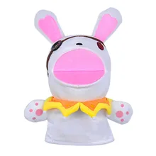 Anime japonés Fecha A Live Ermitaño Yoshino Cosplay Prop Un Ojo de Conejo Sinvergüenza de Títeres de Lana Mano Muñeca Guante Cosplay Accesorios
