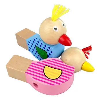 

5pcs children bird water whistling music instrument toys/Kids baby multicolor bird wooden Whistle for classic toys,free shipping