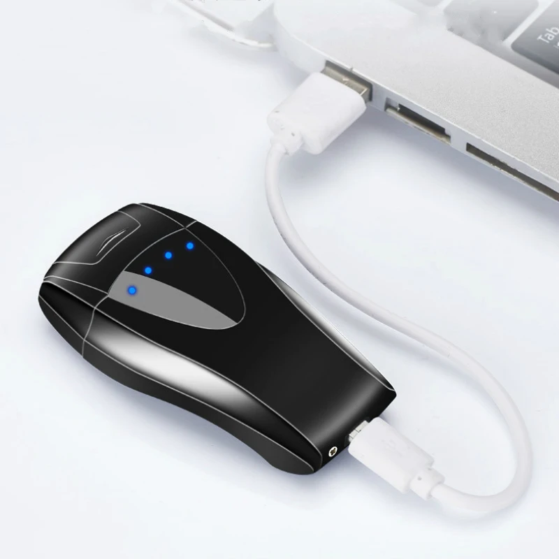 USB зажигалка с сенсорным датчиком ветрозащитная металлическая беспламенная