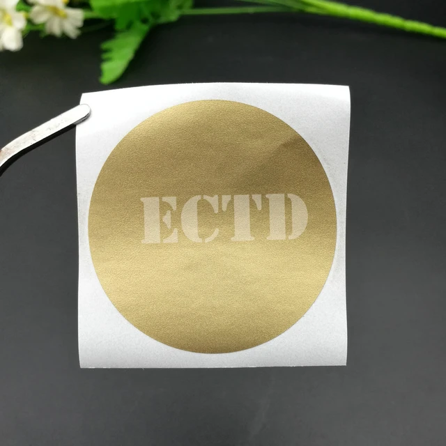 100pcs/Pack 50mm Diameter Gold Round Scratch-Off Sticker For Weddings,  Festivals, Interactive Surprises