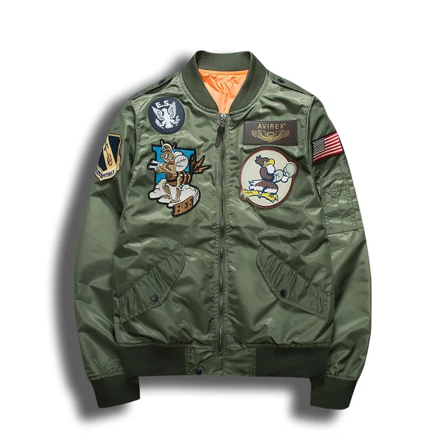 Buy Rocksir Spring New red military jacket Men bomber