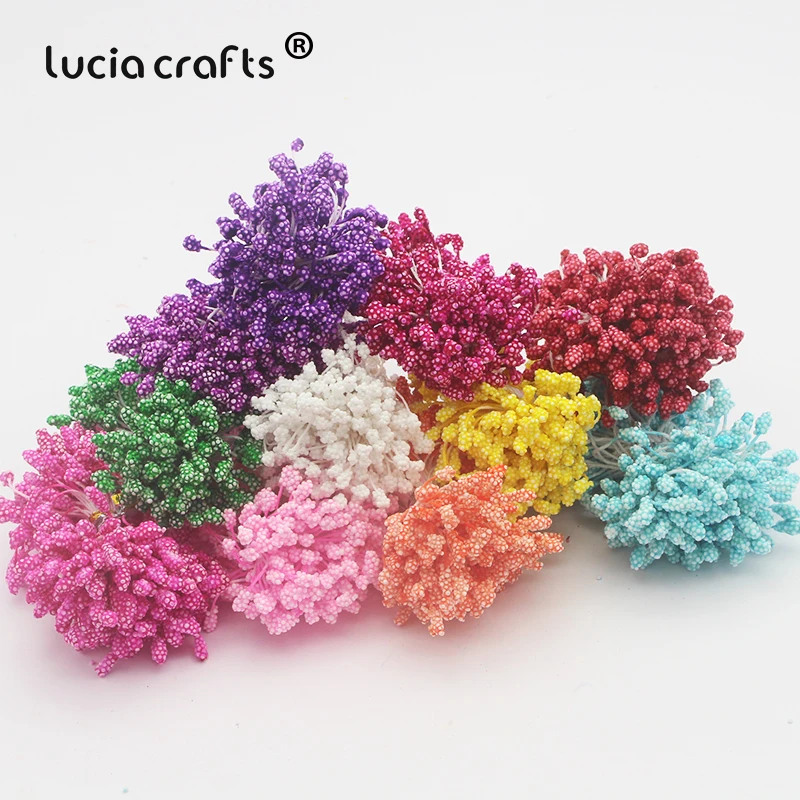 

288pcs 5mm Flower Stamens Floral Sugar Artificial Flowers Wedding Party Home Decor DIY Wreath Scrapbooking Accessories C1206