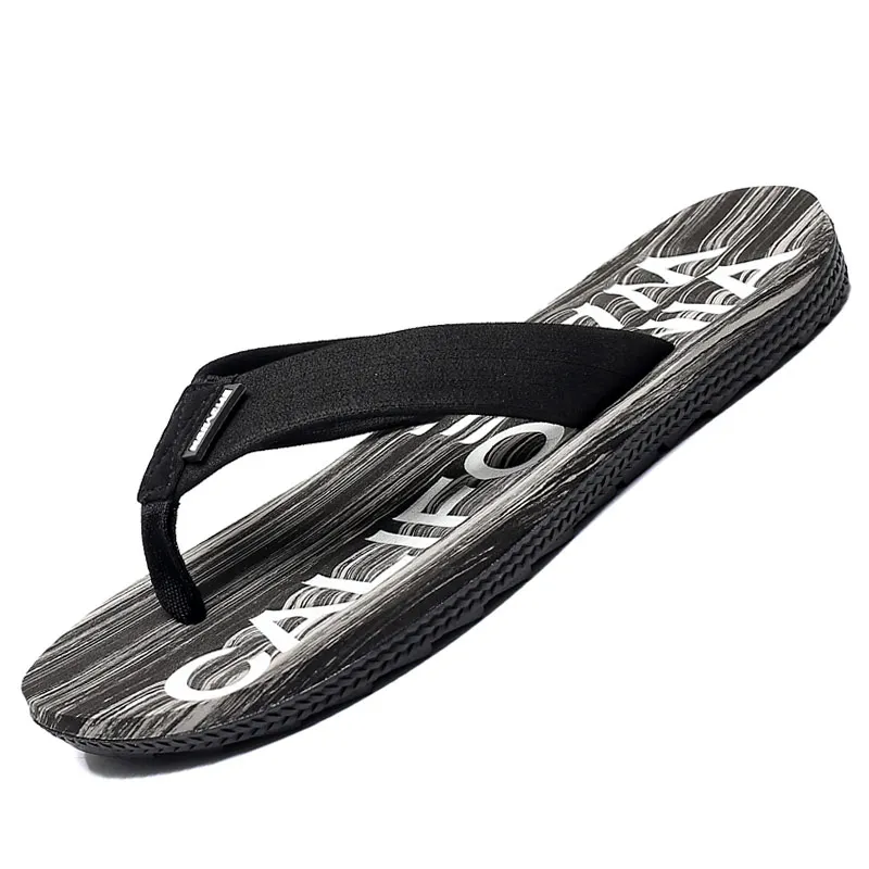 

Slippers Men's Sandals Fashion Outdoor Wear Summer Sandals Korean Version Of The Tide Beach Shoes Personality Flip Flops Men