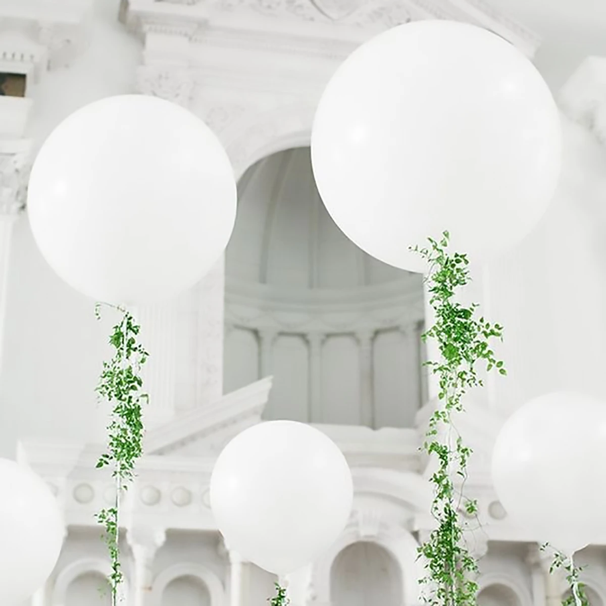 QIFU 18/36 дюймов белый гигантский, из латекса/воздушные шары воздушный шар свадебное воздушный шар Свадебные Воздушные шары с гелием воздушные шары с днем рождения вечерние аксессуары