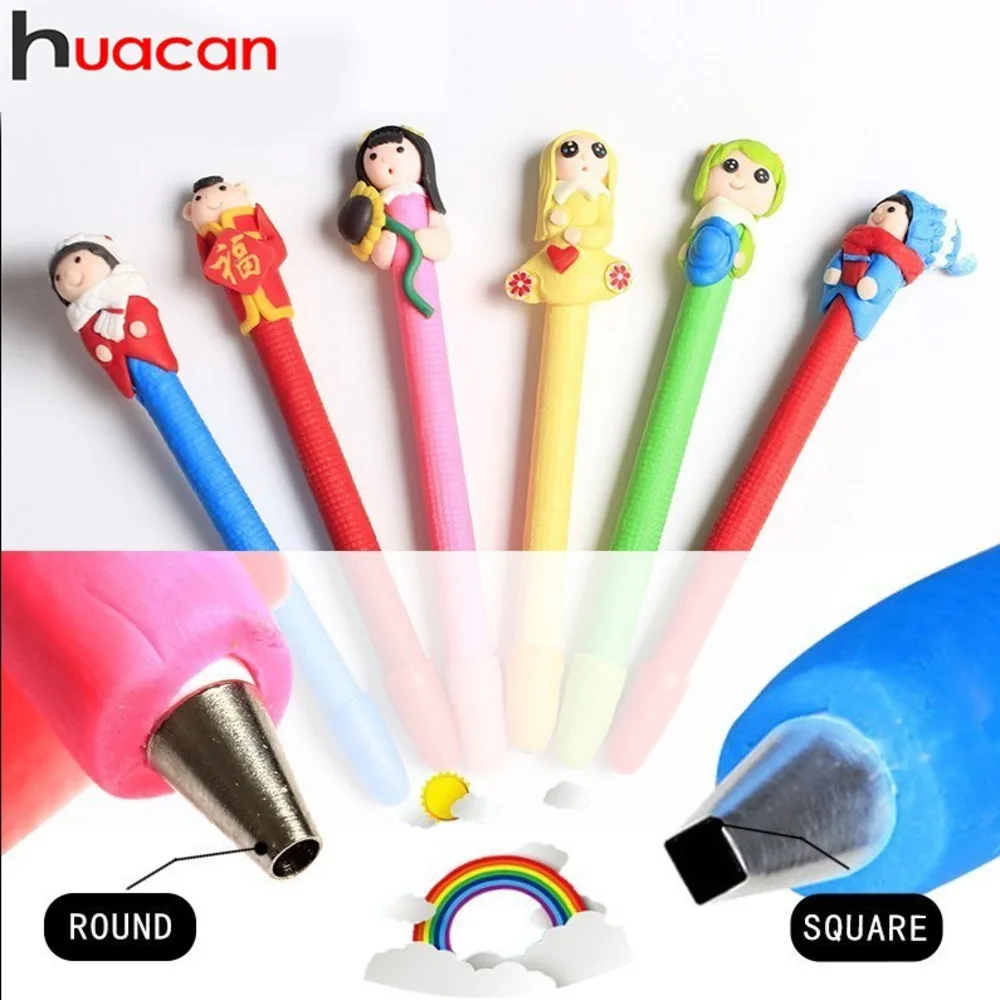 Huacan Diamond Painting Tools Pencil Square/Round Drill Point Pen 5D