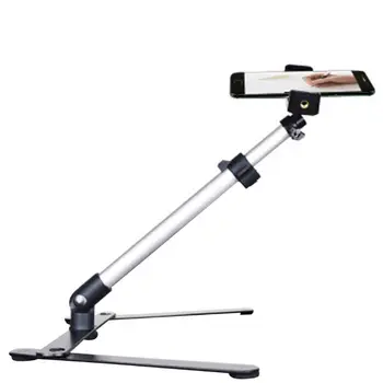 

Photography Adjustable Table Top Stand Set Mini Monopod with Phone Clip