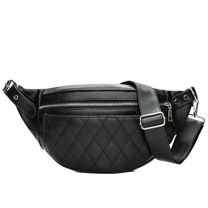 Классический Мода из искусственной кожи Талия пакеты одноцветное модные женские туфли сумки на плечо черный дизайн Сумка Простой