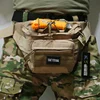 TAK YIYING Molle Tactical Waist Belt Bag Waist Pack Pouch Military Outdoor Camping Hiking Running Sports Bag ► Photo 2/6