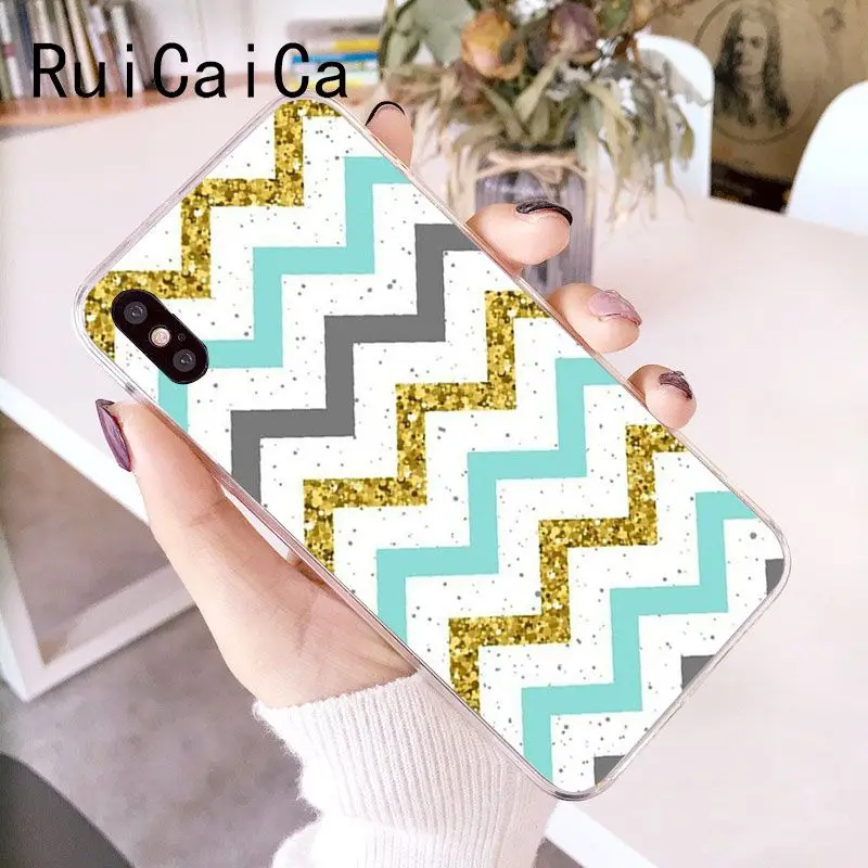 Silver Green stripe Glitter cool