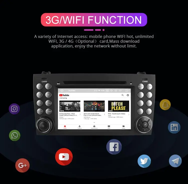 Perfect Besina Android 9.0 2 Din 7 Inch Car DVD Player For Mercedes Benz SLK R171 SLK230 W171 GPS Multimedia Radio 2G+16G Steering Wheel 5 Perfect Besina Android 9.0 2 Din 7 Inch Car DVD Player For Mercedes Benz SLK R171 SLK230 W171 GPS Multimedia Radio 2G+16G Steering Wheel 5