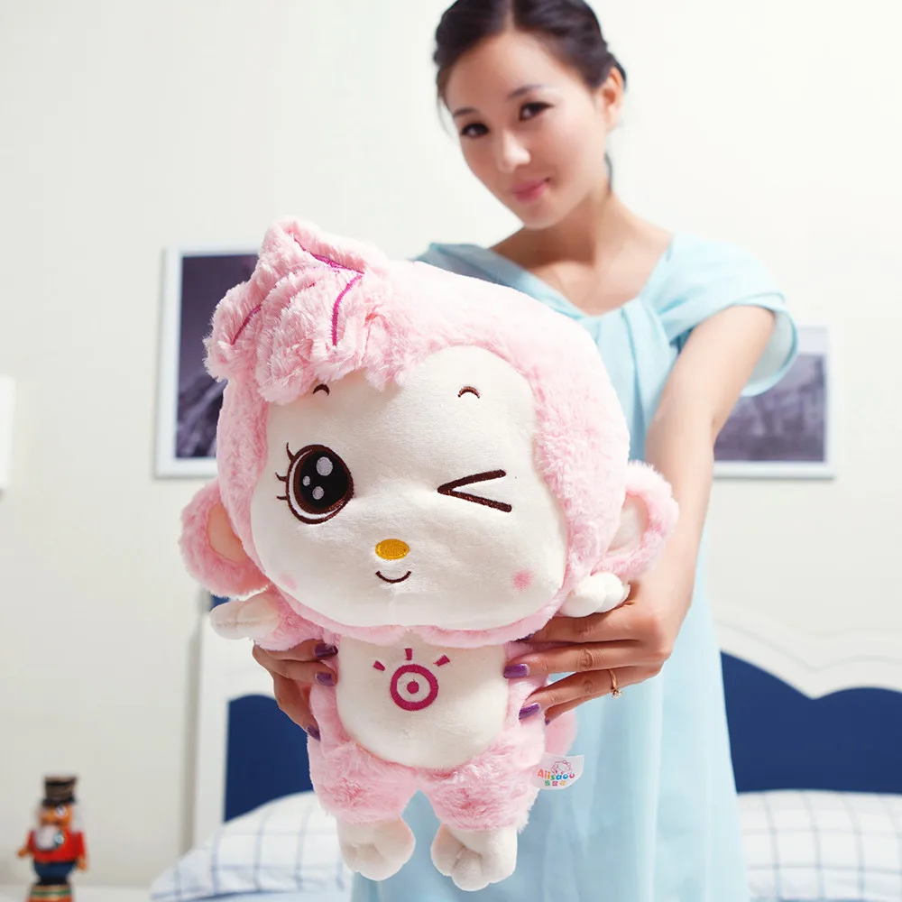 Fancytrader Funny Stuffed Soft Plush Lovely Giant Cartoon Monkey Toy 60cm 24inch 3 Colors 10
