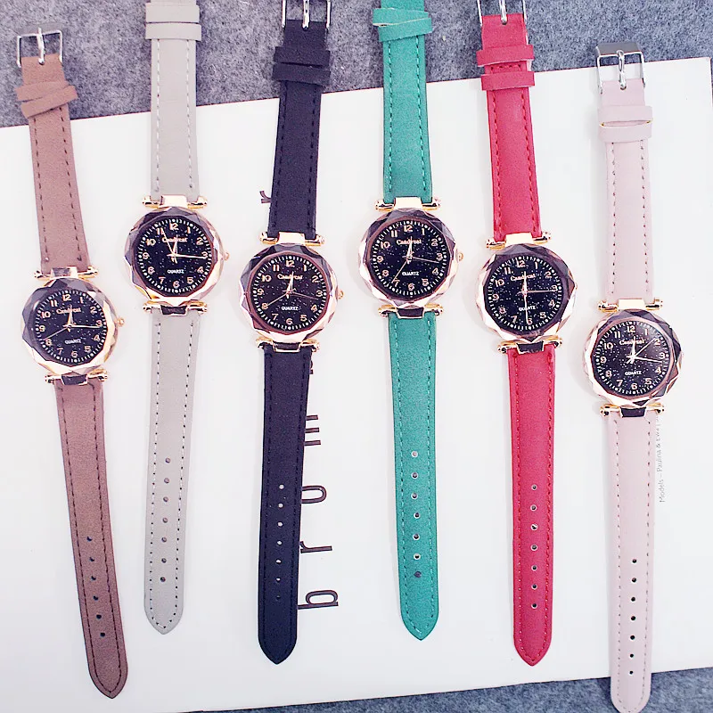 

Retro Luminous Watch Women Student Korean Simple Trend Cute Girlfriends Electronic Watch Ladies Quartz Fashion & Casual Watch